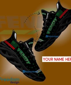 Fendt Tractor Sport Sneaker Performance Custom Name Gift Max Soul Shoes USA Flag Star New For Fans - Fendt Tractor Running Shoes New Trending Personalized Photo 1