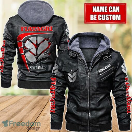 Fiatagri 2D Leather Jacket For Men Custom Name Special Gift Ideas Product Photo 1