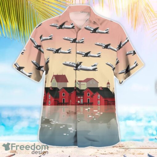 Finland Finnair Airbus A320-200 Hawaiian Shirt Summer Beach Shirt Product Photo 2