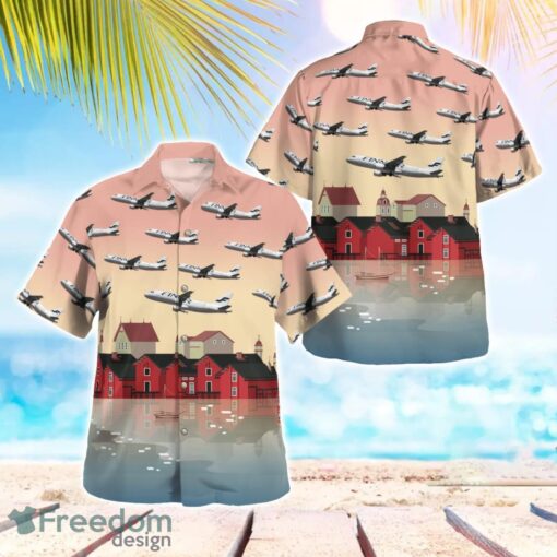 Finland Finnair Airbus A320-200 Hawaiian Shirt Summer Beach Shirt Product Photo 1