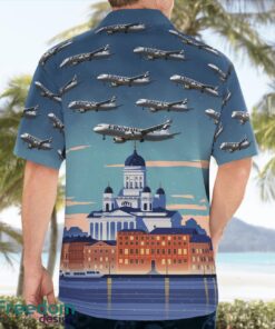 Finland Finnair Airbus A321-200 Hawaiian Shirt Summer Beach Shirt Product Photo 4