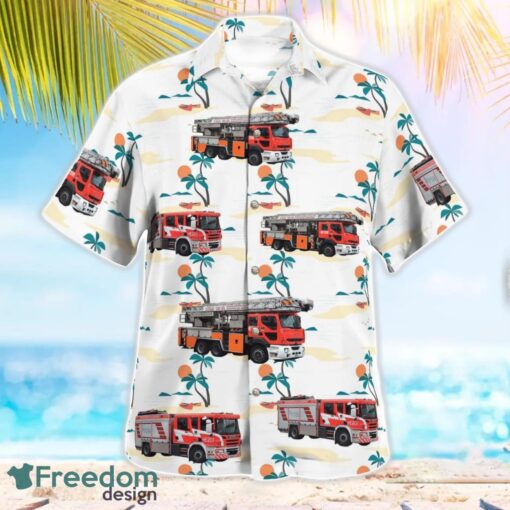 Finland Helsinki City Fire Brigade 3D Summer Aloha Hawaiian Shirt Product Photo 2