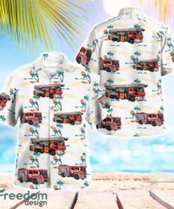 Finland Helsinki City Fire Brigade 3D Summer Aloha Hawaiian Shirt