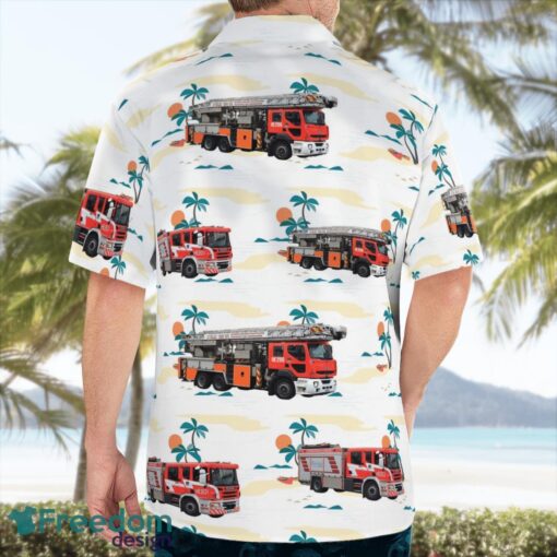 Finland Helsinki City Fire Brigade 3D Summer Aloha Hawaiian Shirt Product Photo 4