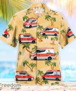 Finland Helsinki Emergency rushes rescue 3D Summer Aloha Hawaiian Shirt Product Photo 2