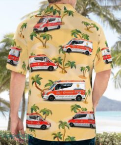 Finland Helsinki Emergency rushes rescue 3D Summer Aloha Hawaiian Shirt Product Photo 4