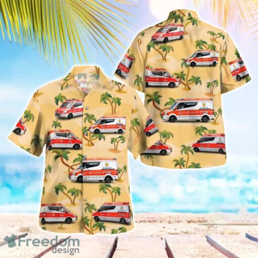 Finland Helsinki Emergency rushes rescue 3D Summer Aloha Hawaiian Shirt Product Photo 1