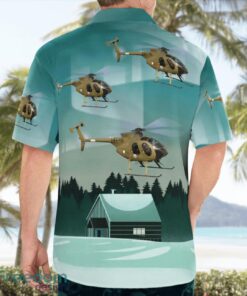 Finnish Army MD Helicopters MD500E 3D Hawaiian Shirt Product Photo 2