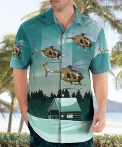 Finnish Army MD Helicopters MD500E 3D Hawaiian Shirt Product Photo 4