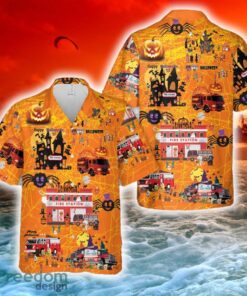 Firefighter Halloween Hawaiian Shirt