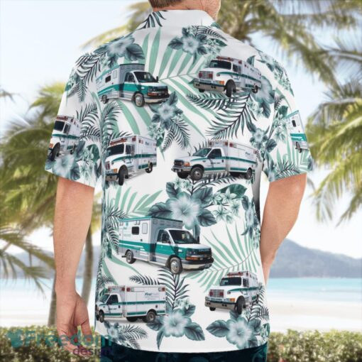 FirstHealth EMS 3D Summer Aloha Hawaiian Shirt Product Photo 2