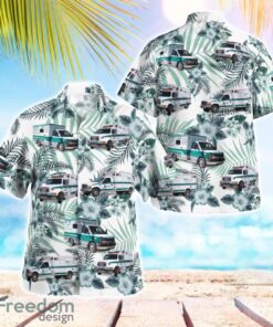 FirstHealth EMS 3D Summer Aloha Hawaiian Shirt