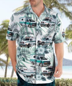 FirstHealth EMS 3D Summer Aloha Hawaiian Shirt Product Photo 4