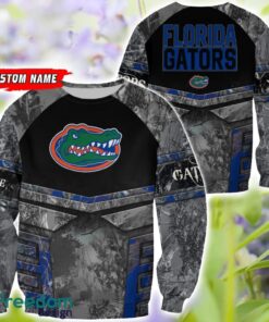 Florida Gators Grey Black Hunting AOP T-Shirt Hoodie Sweatshirt Zip Hoodie Custom Name Product Photo 2