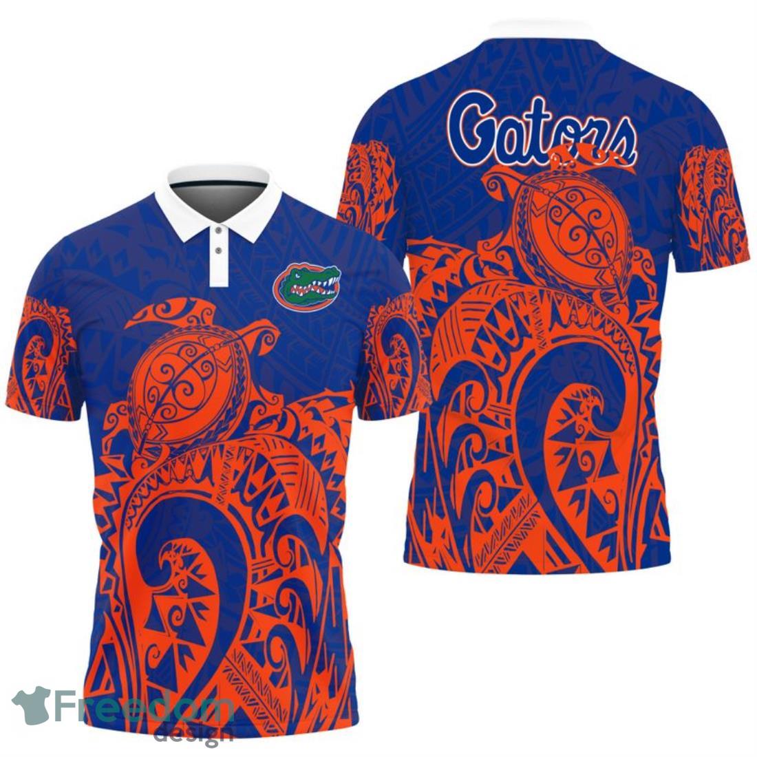 Florida Gators Turtle Polynesian Pattern Polo Shirt image Florida Gators Turtle Polynesian Pattern Polo Shirt Product Photo 1