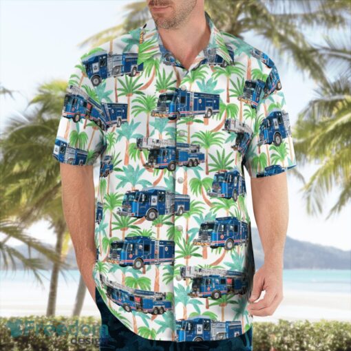 Florida, Immokalee Fire Truck Hawaiian Shirt Men Women Beach Shirt Product Photo 4