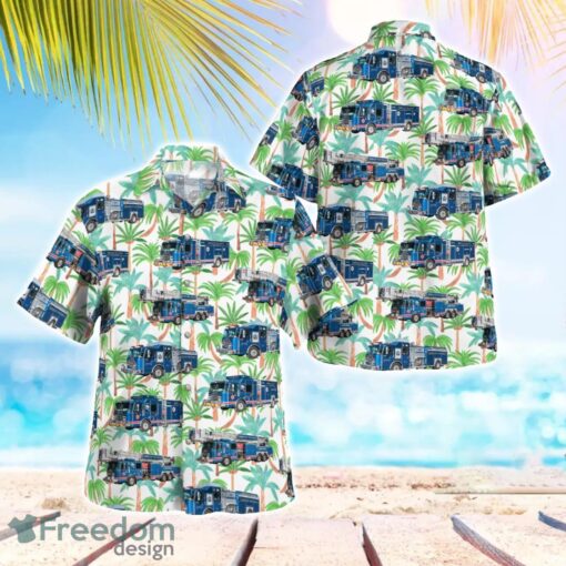 Florida, Immokalee Fire Truck Hawaiian Shirt Men Women Beach Shirt Product Photo 1