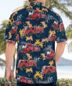 Florida, Madeira Beach Fire Department Hawaiian Shirt Summer Beach Shirt Product Photo 2