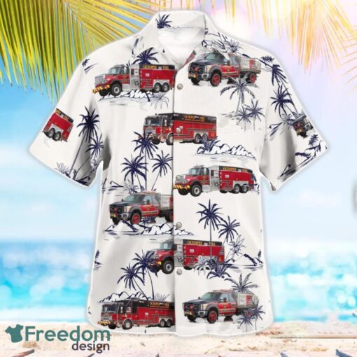 Florida, Ochopee Fire Rescue Hawaiian Shirt Summer Beach Shirt Product Photo 3