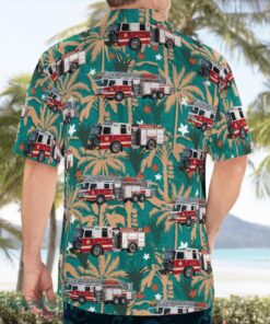 Florida, South Walton Fire District Hawaiian Shirt Summer Beach Shirt Product Photo 2