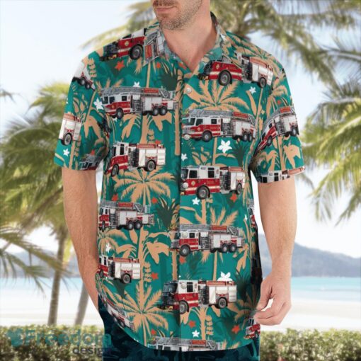 Florida, South Walton Fire District Hawaiian Shirt Summer Beach Shirt Product Photo 4