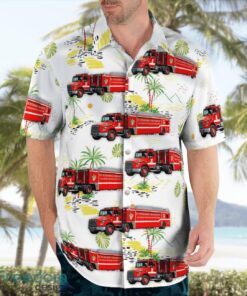 Florida, St. Petersburg Fire Rescue Hazmat 5 Hawaiian Shirt Men Women Beach Shirt Product Photo 3