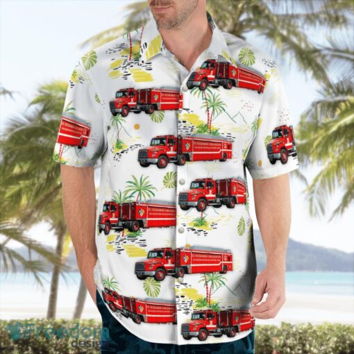 Florida, St. Petersburg Fire Rescue Hazmat 5 Hawaiian Shirt Men Women Beach Shirt Product Photo 3