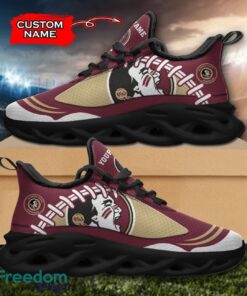 Florida State Seminoles NCAA Max Soul Shoes Big Logo And Custom Name Sneakers For Men Women