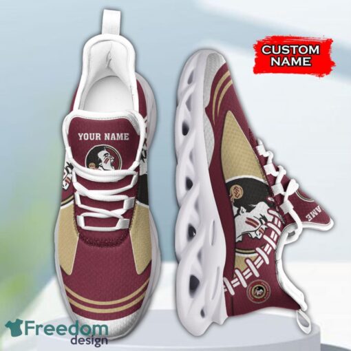 Florida State Seminoles NCAA Max Soul Shoes Big Logo And Custom Name Sneakers For Men Women Product Photo 4