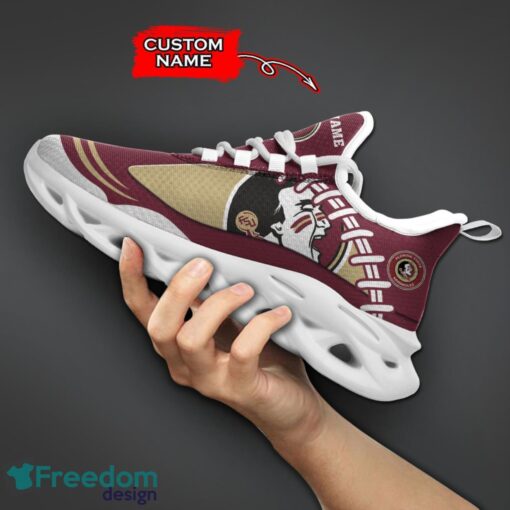 Florida State Seminoles NCAA Max Soul Shoes Big Logo And Custom Name Sneakers For Men Women Product Photo 5