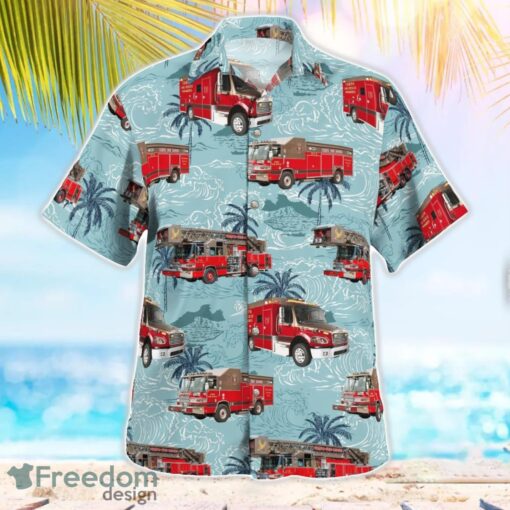 Florida Tampa Fire Rescue Department Hawaiian Shirt Summer Beach Shirt Product Photo 2