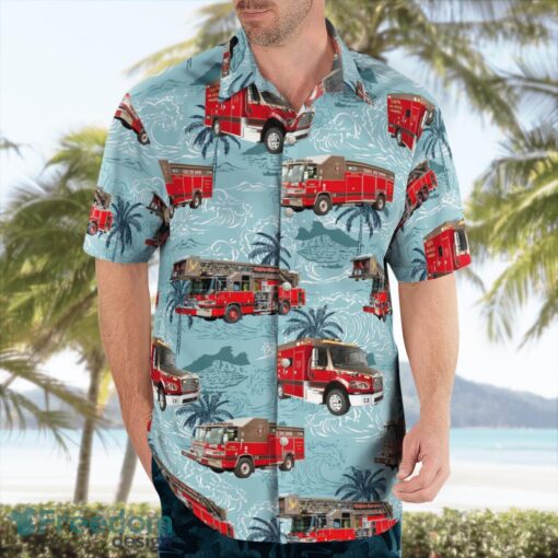 Florida Tampa Fire Rescue Department Hawaiian Shirt Summer Beach Shirt Product Photo 3