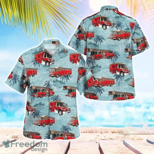 Florida Tampa Fire Rescue Department Hawaiian Shirt Summer Beach Shirt Product Photo 1