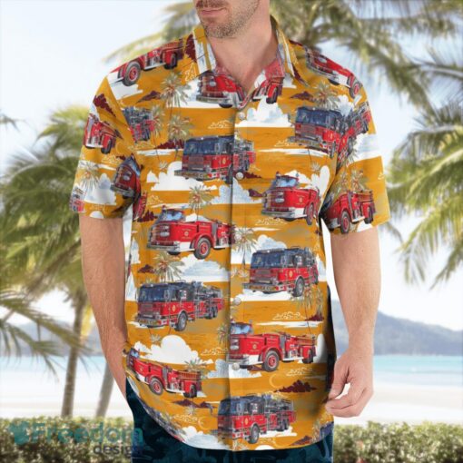 Florida, The Villages Fire Rescue Hawaiian Shirt Summer Beach Shirt Product Photo 4