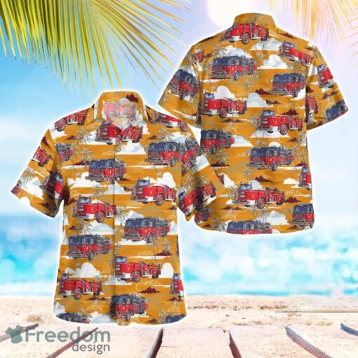 Florida, The Villages Fire Rescue Hawaiian Shirt Summer Beach Shirt Product Photo 1