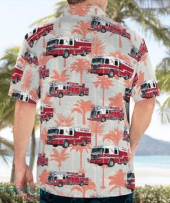 Florissant, St. Louis County, Missouri, Black Jack Fire Protection District Beach Hawaiian Shirt Product Photo 2