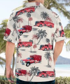 Florissant Valley Fire Protection District, MO 3D Hawaiian Shirt Product Photo 2