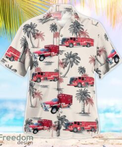 Florissant Valley Fire Protection District, MO 3D Hawaiian Shirt Product Photo 3