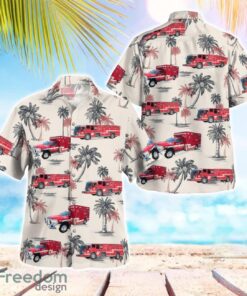 Florissant Valley Fire Protection District, MO 3D Hawaiian Shirt Product Photo 1