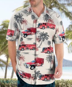 Florissant Valley Fire Protection District, MO 3D Hawaiian Shirt Product Photo 4