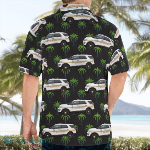 Floyd County Sheriff's Office Iowa Summer Hawaiian Shirt Product Photo 2