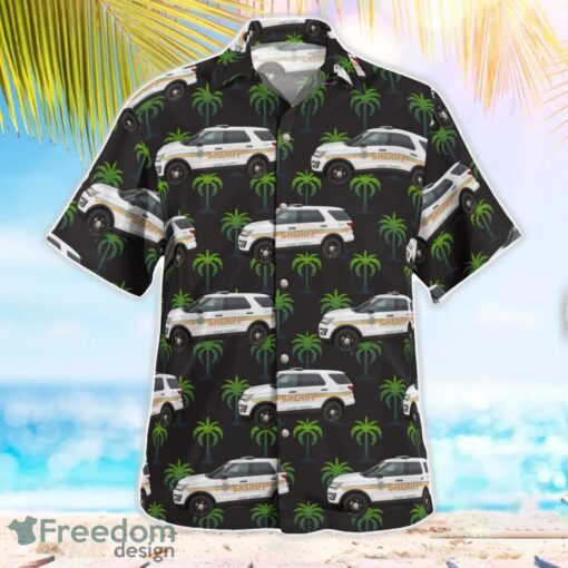 Floyd County Sheriff's Office Iowa Summer Hawaiian Shirt Product Photo 3