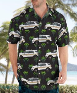 Floyd County Sheriff's Office Iowa Summer Hawaiian Shirt Product Photo 4