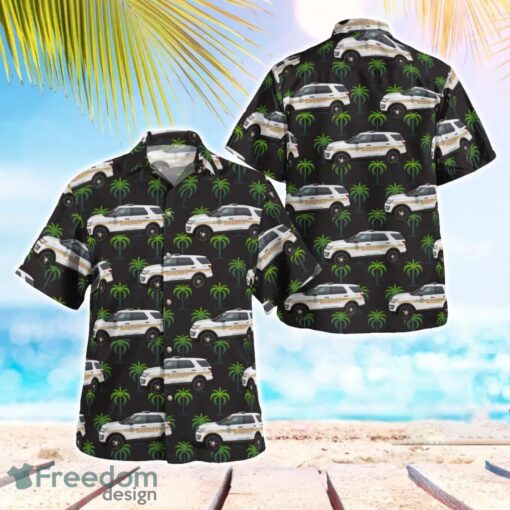 Floyd County Sheriff's Office Iowa Summer Hawaiian Shirt Product Photo 1