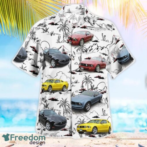 Ford Mustang (fifth generation) 3D Hawaiian Shirt Product Photo 2