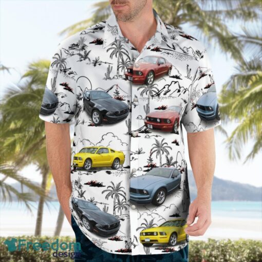 Ford Mustang (fifth generation) 3D Hawaiian Shirt Product Photo 3