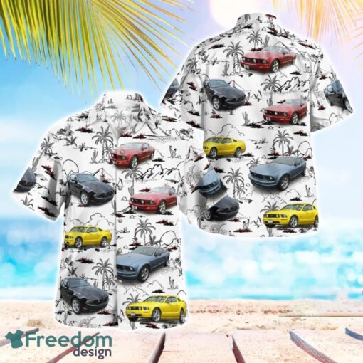 Ford Mustang (fifth generation) 3D Hawaiian Shirt Product Photo 1