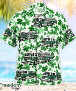 Forest Grove Vol. Fire Department, Allegheny County, Pennsylvania Saint Patrick's Day Beach Hawaiian Shirt Summer Gift Product Photo 2