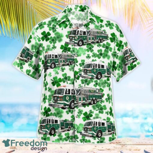 Forest Grove Vol. Fire Department, Allegheny County, Pennsylvania Saint Patrick's Day Beach Hawaiian Shirt Summer Gift Product Photo 2