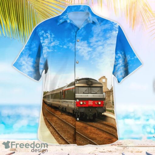 France SNCF Class BB 67400 Diesel Locomotives Aloha Hawaiian Shirt Product Photo 2